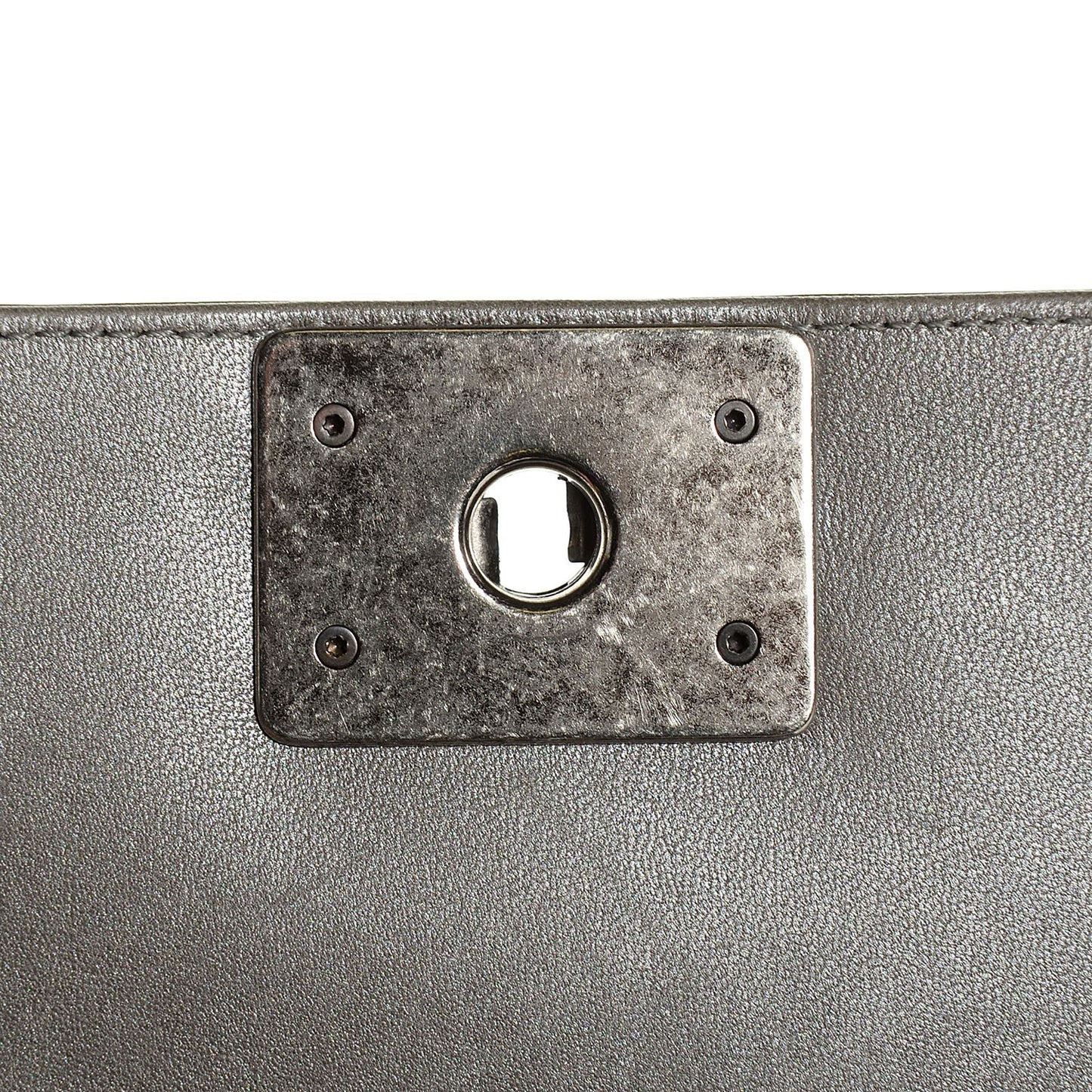 Galuchat Stingray Small Boy Flap Silver