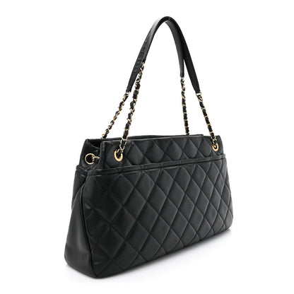 Chanel Caviar Quilted Timeless CC Soft Tote Black 3 of 13