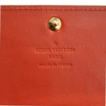 Louis Vuitton Vernis Sarah Wallet Orange Sunset 6 of 7