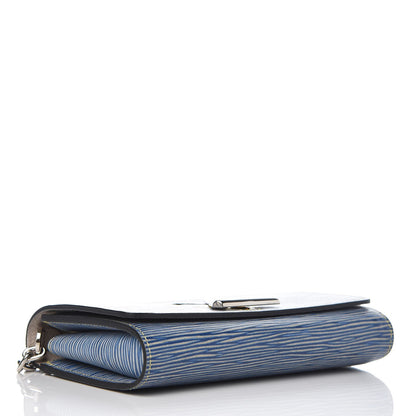 Louis Vuitton Epi Twist Chain Wallet Denim Light 4 of 8