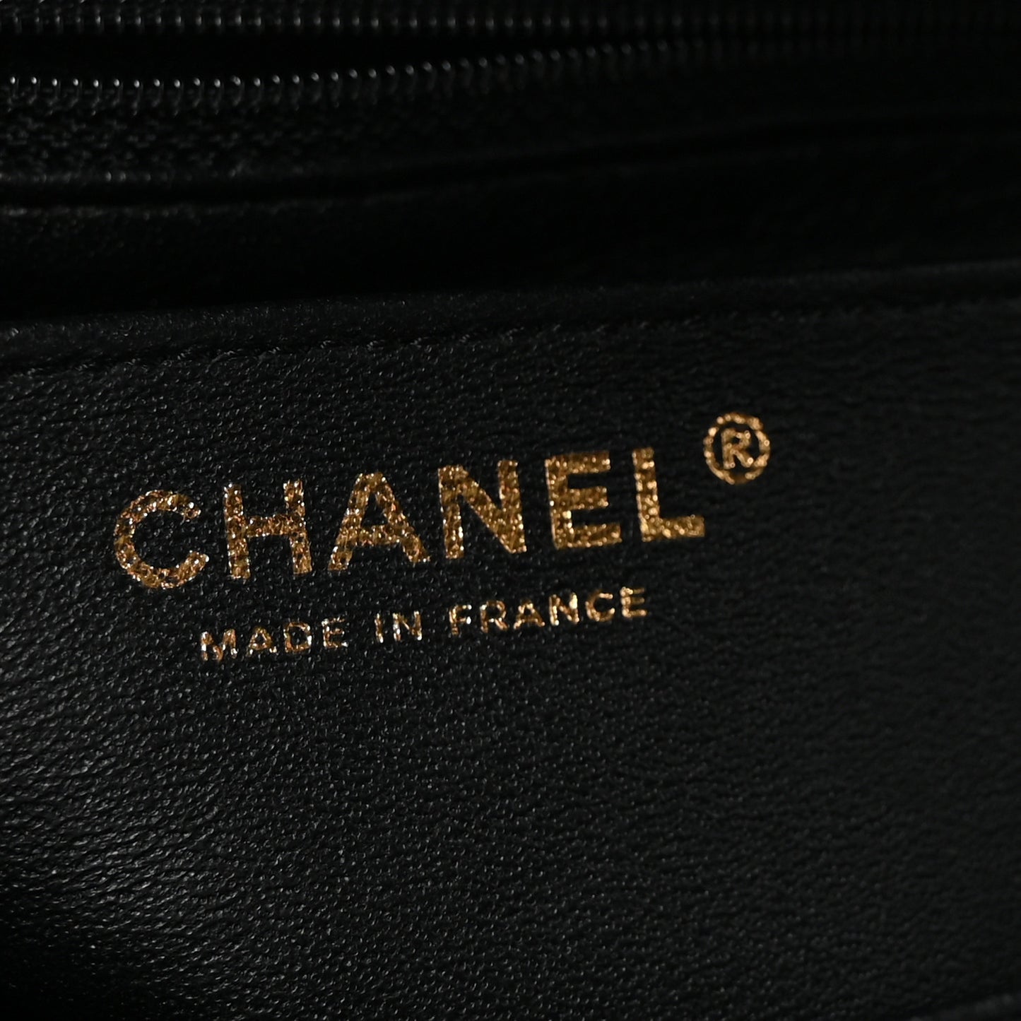 Lambskin Quilted Mini Rectangular Flap Black