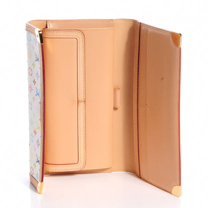 Louis Vuitton Monogram Multicolor Porte Tresor International Wallet White 6 of 8