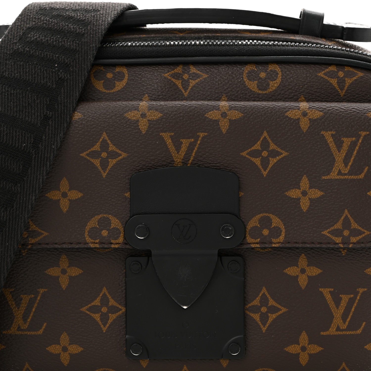 Louis Vuitton Monogram Macassar S Lock Messenger 1788715