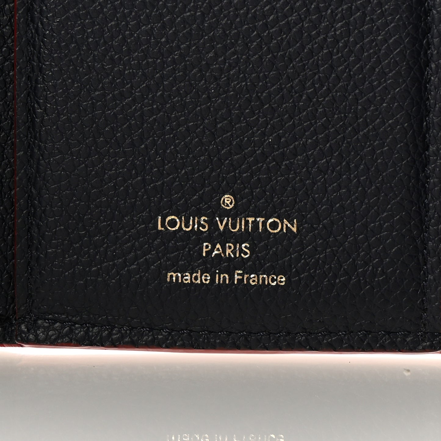 Empreinte Victorine Wallet Marine Rouge