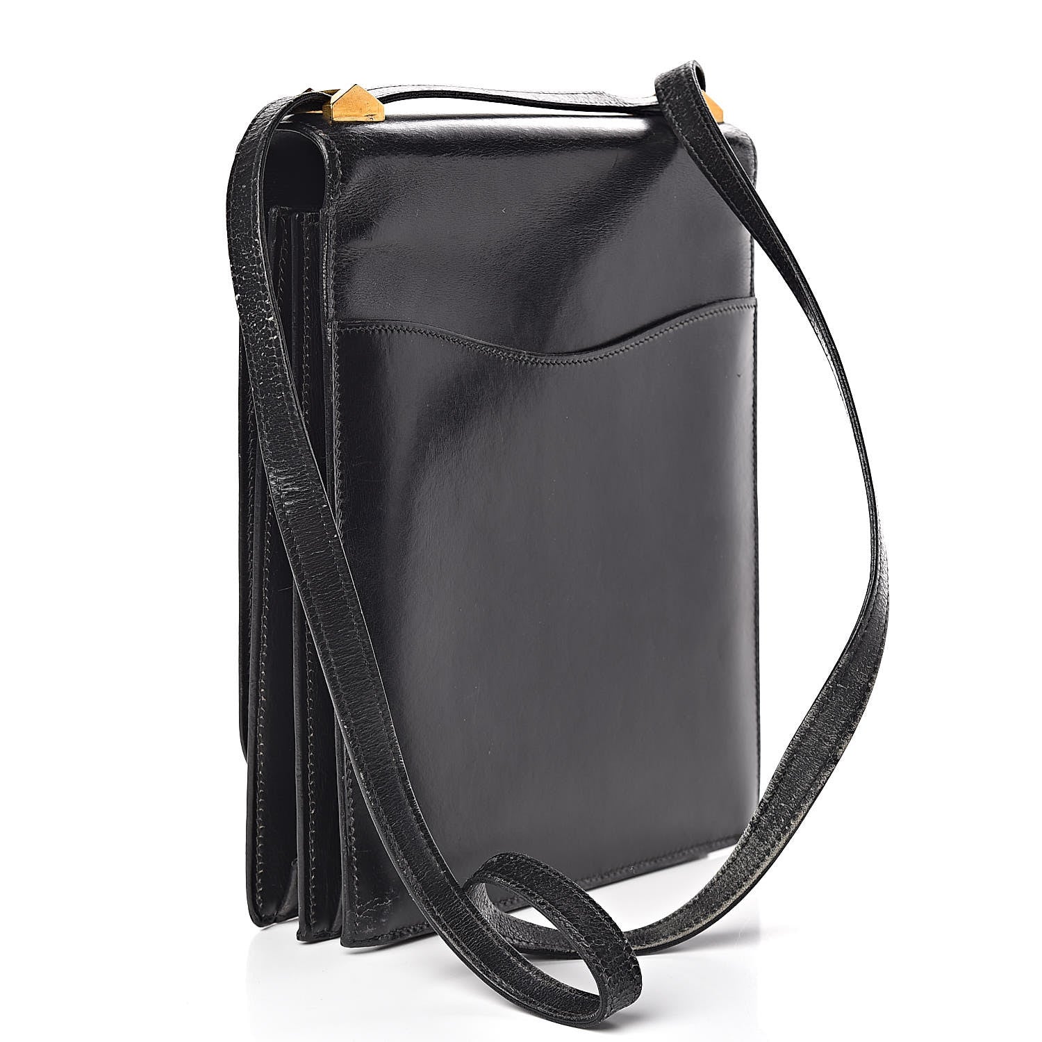 Hermes Box Shoulder Bag Black 3 of 19