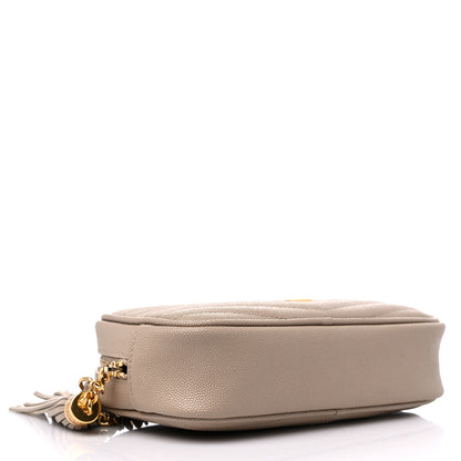 Saint Laurent Grain De Poudre Matelasse Monogram Mini Lou Camera Bag New Powder 4 of 9
