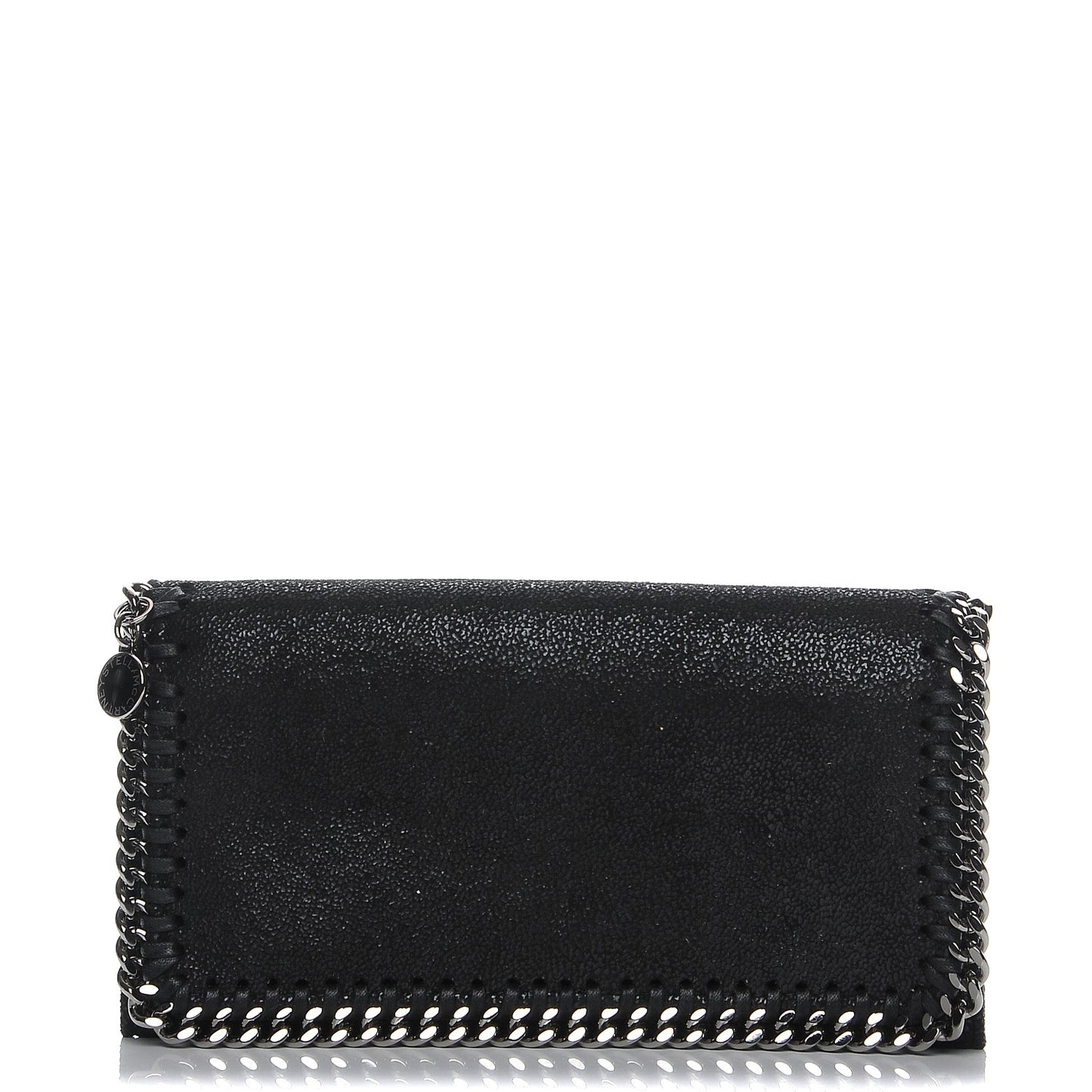 Shaggy Deer Falabella Flap Wallet Black