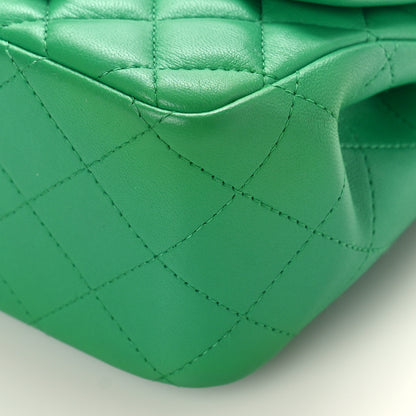 Chanel Lambskin Quilted Mini Square Flap Green 8 of 8