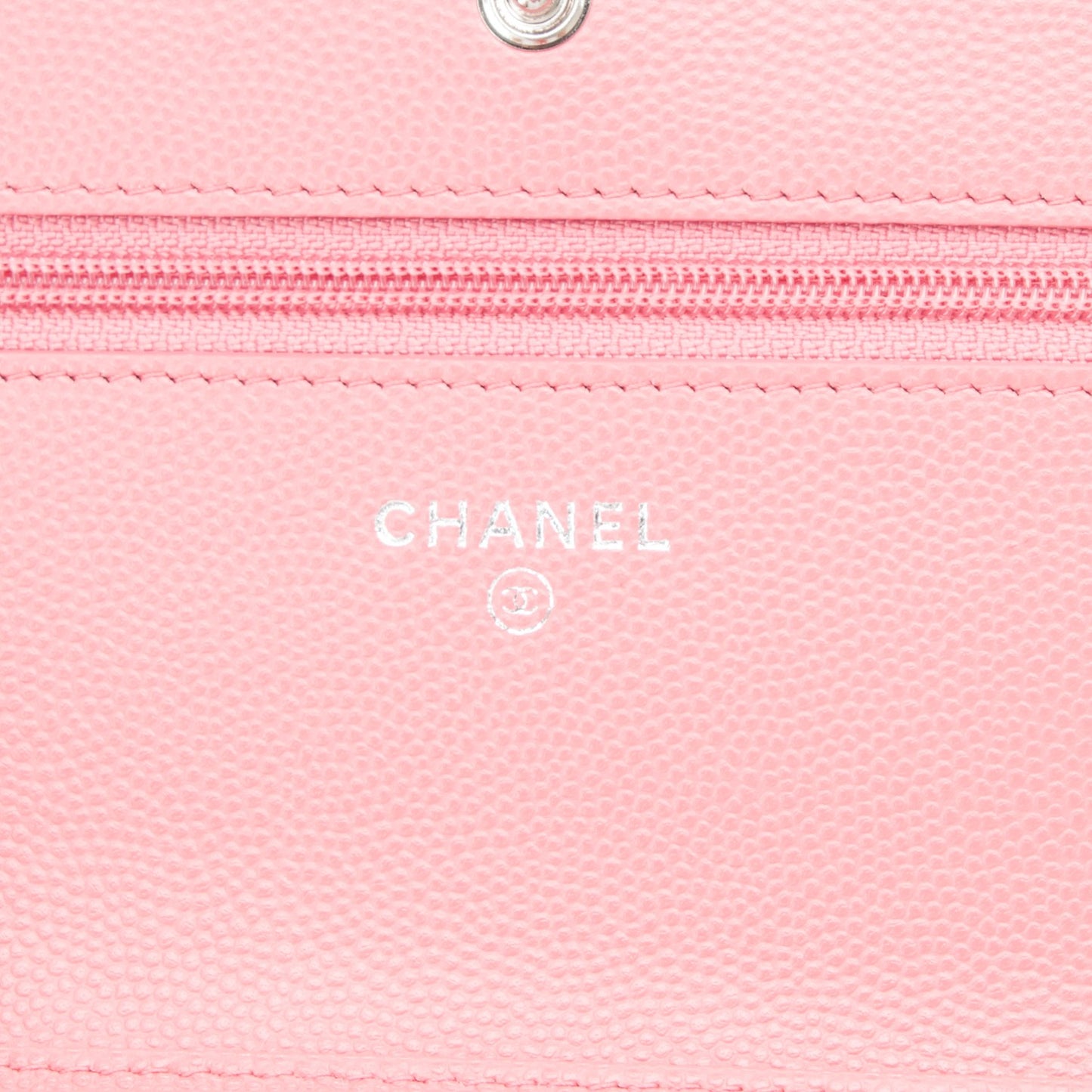 Caviar Chevron Wallet On Chain WOC Pink