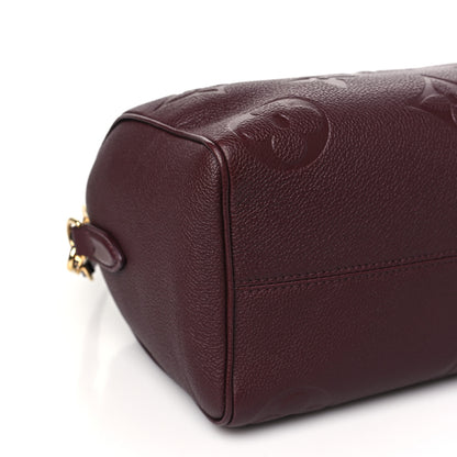 Louis Vuitton Empreinte Monogram Giant Speedy Bandouliere 25 Wine 8 of 10