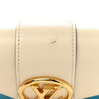 Louis Vuitton Smooth Calfskin LV Pont 9 Compact Wallet Creme 9 of 9