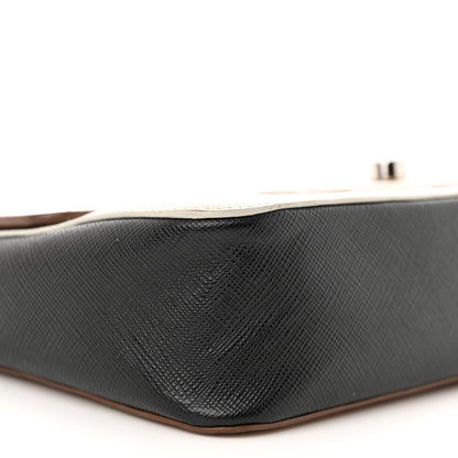 Prada Saffiano Lux Shoulder Bag Caramel Talco 8 of 10