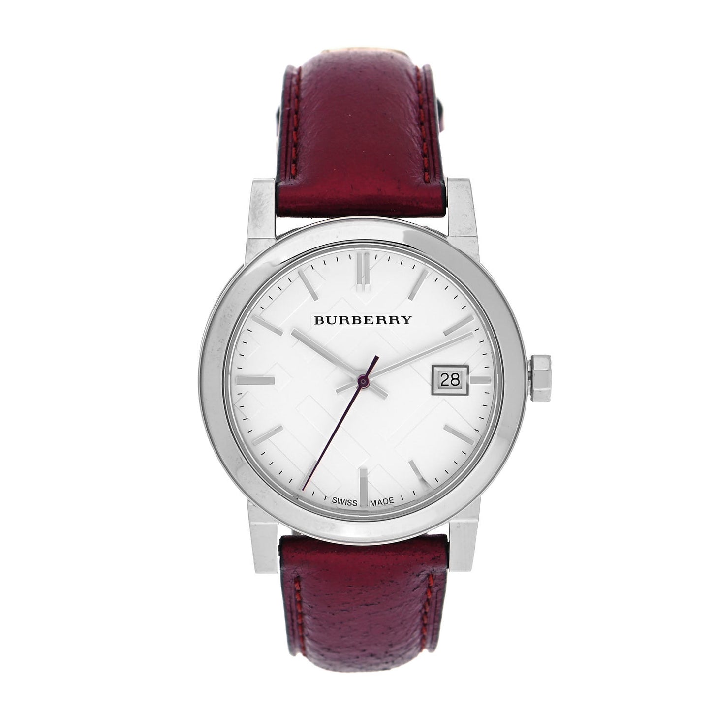 Stainless Steel Calfskin 34mm The City Quartz Watch BU9123