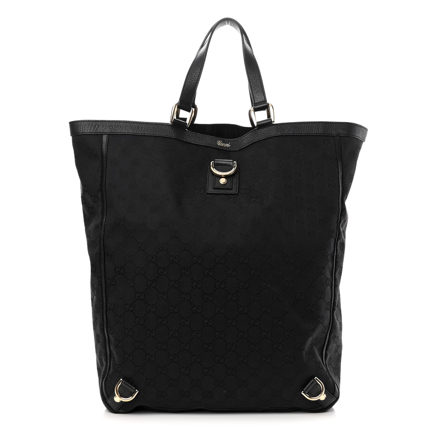 Gucci Monogram Abbey Tote Black 1 of 10