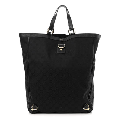 Gucci Monogram Abbey Tote Black 1 of 10