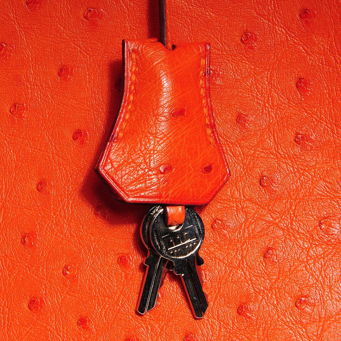 Ostrich Birkin 35 Orange