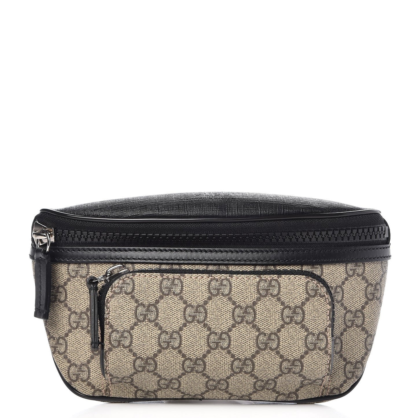GG Supreme Monogram Belt Bag Black