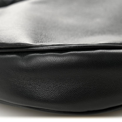 Bottega Veneta Nappa Intrecciato Foulard Hobo Bag Black 9 of 10