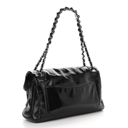 Chanel Patent Large Luxe Ligne Flap Black 2 of 10