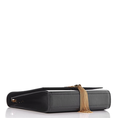 Saint Laurent Smooth Calfskin Medium Classic Monogram Kate Tassel Satchel Black 4 of 18