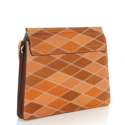 Chloe Calfskin Patchwork Medium Faye Shoulder Bag Caramel 3 of 8
