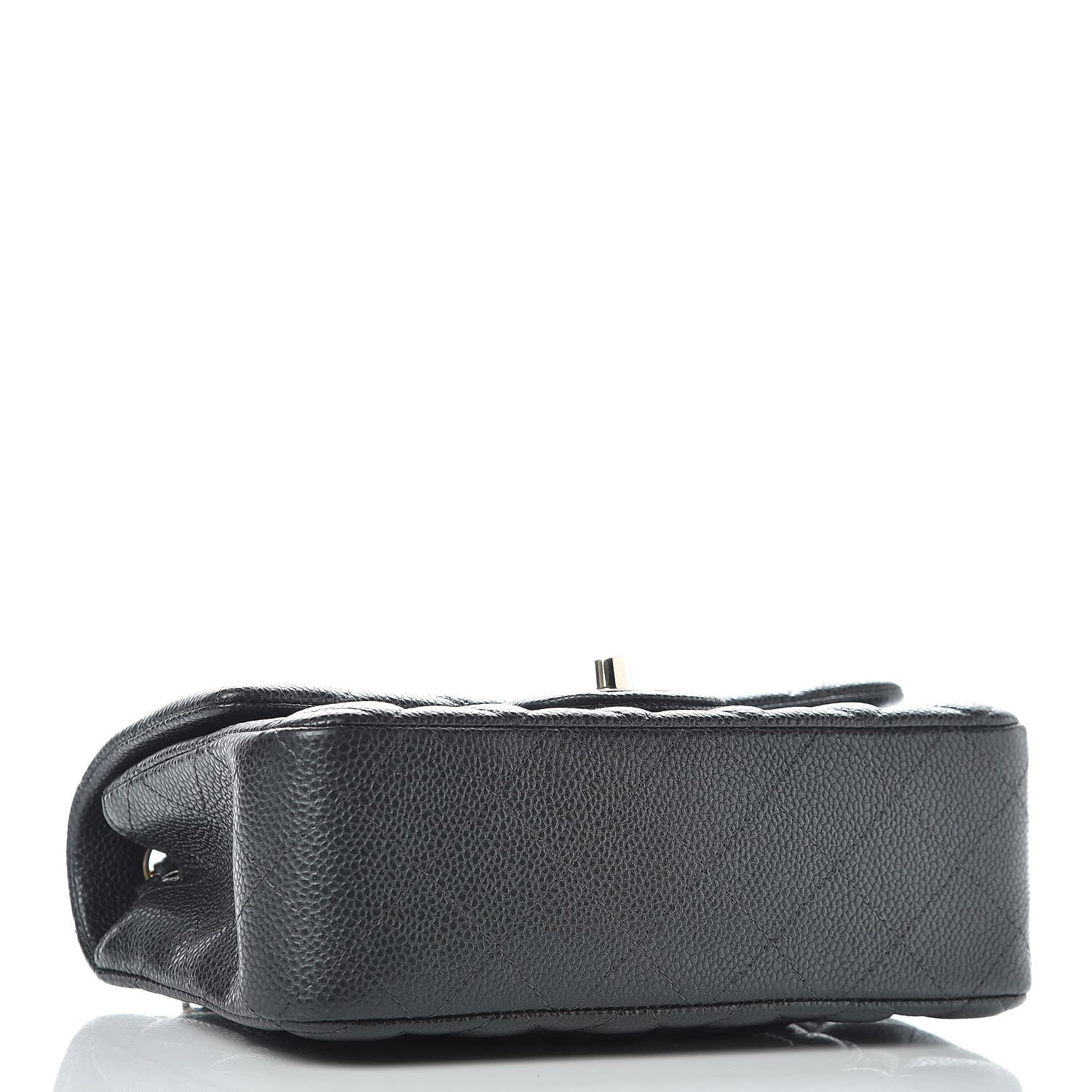 Chanel Caviar Quilted Mini Rectangular Flap Dark Charcoal 4 of 10