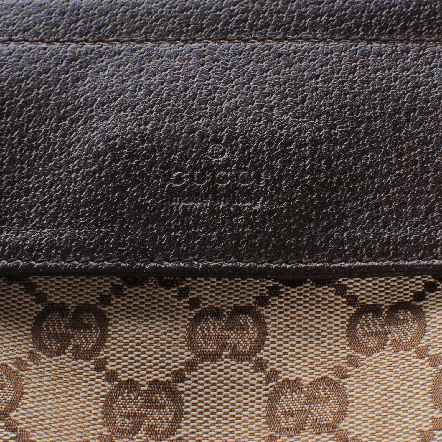 Gucci GG Monogram Web Double Pocket Belt Bag Ebony 5 of 8