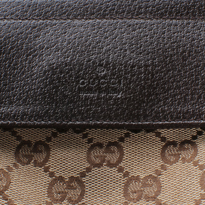 Gucci GG Monogram Web Double Pocket Belt Bag Ebony 5 of 8