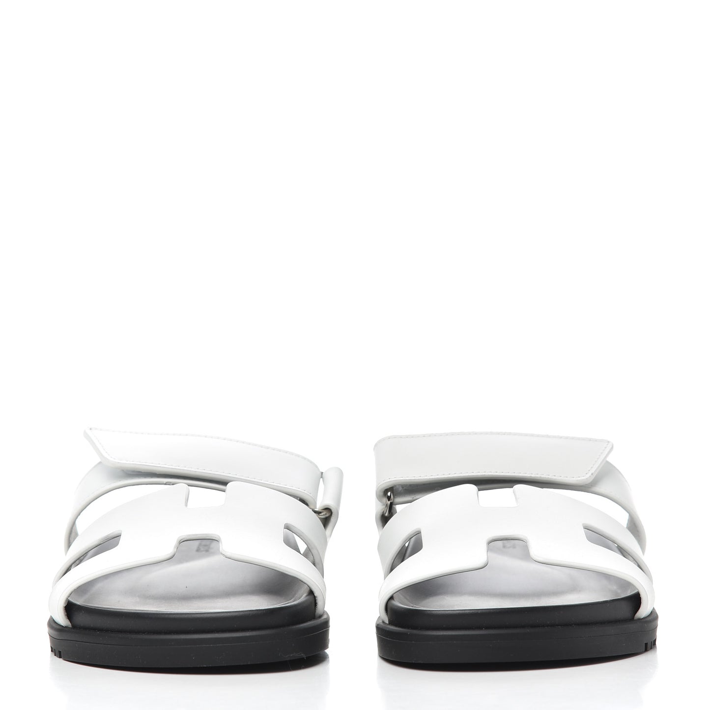 Calfskin Womens Chypre Sandals 36 White