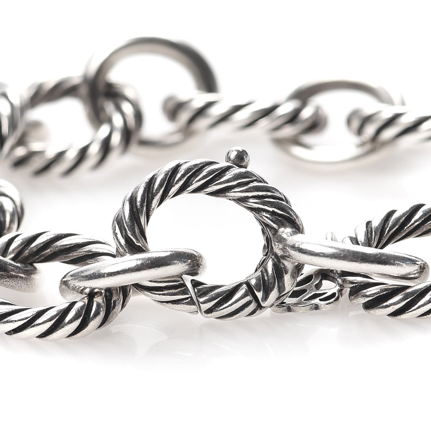 Sterling Silver 10mm Medium Oval Link Bracelet