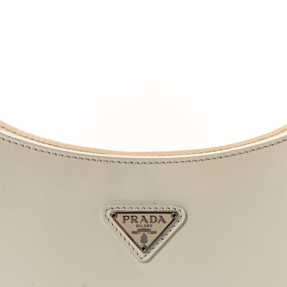 Prada Spazzolato Cleo Shoulder Bag White 7 of 10