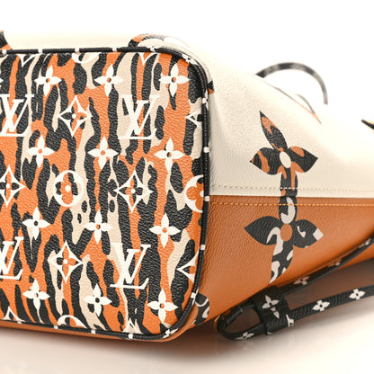 Louis Vuitton Monogram Giant Jungle Neverfull MM Ivory 10 of 10