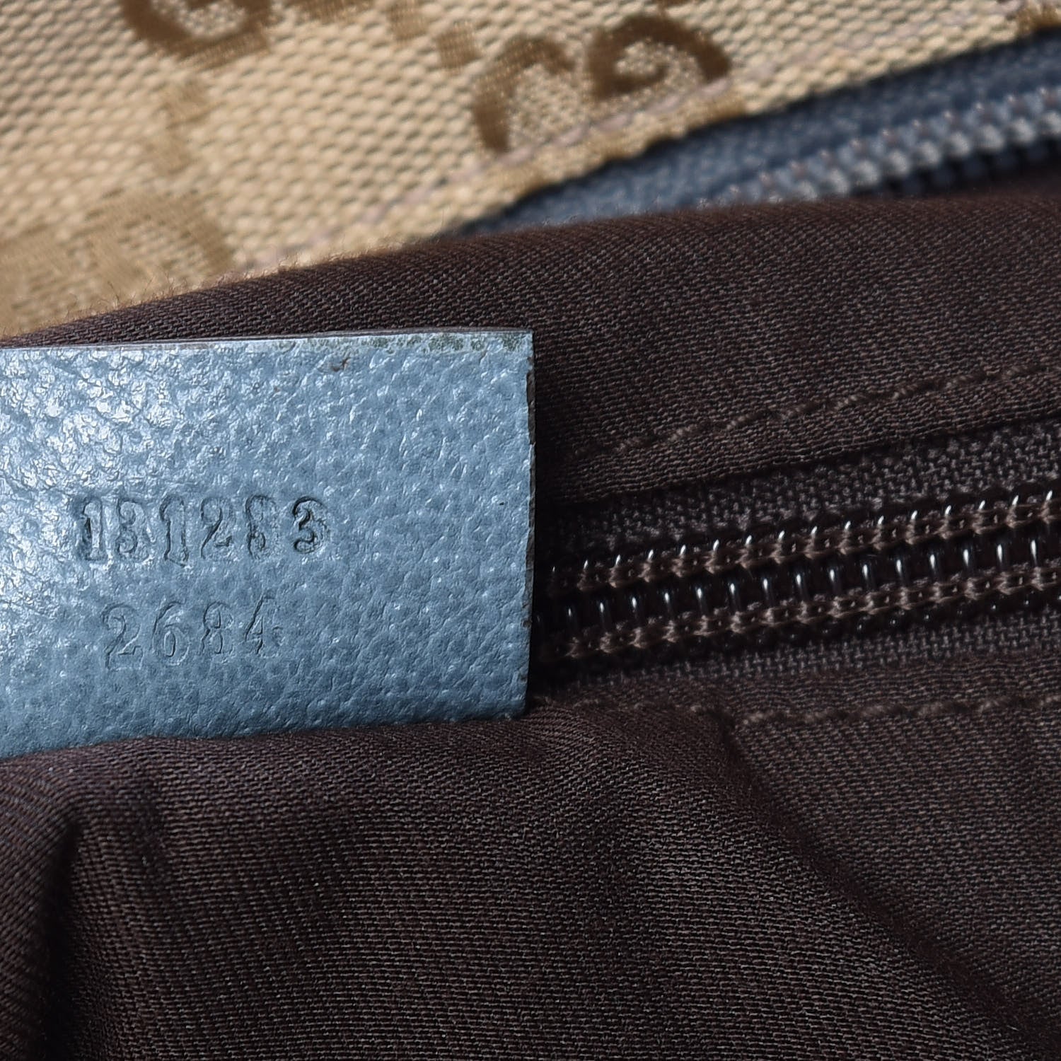 Gucci GG Monogram Large Web Handle Vertical Tote Blue 7 of 9