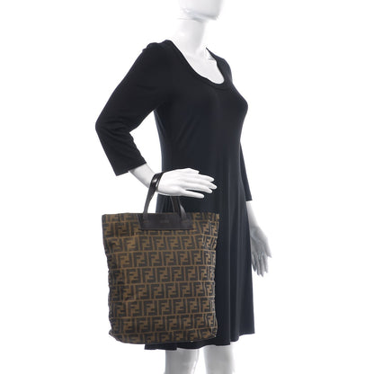 Fendi Zucca Shopper Tote Tobacco 2 of 12