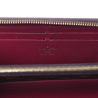 Louis Vuitton Monogram Clemence Wallet Fuchsia 8 of 13