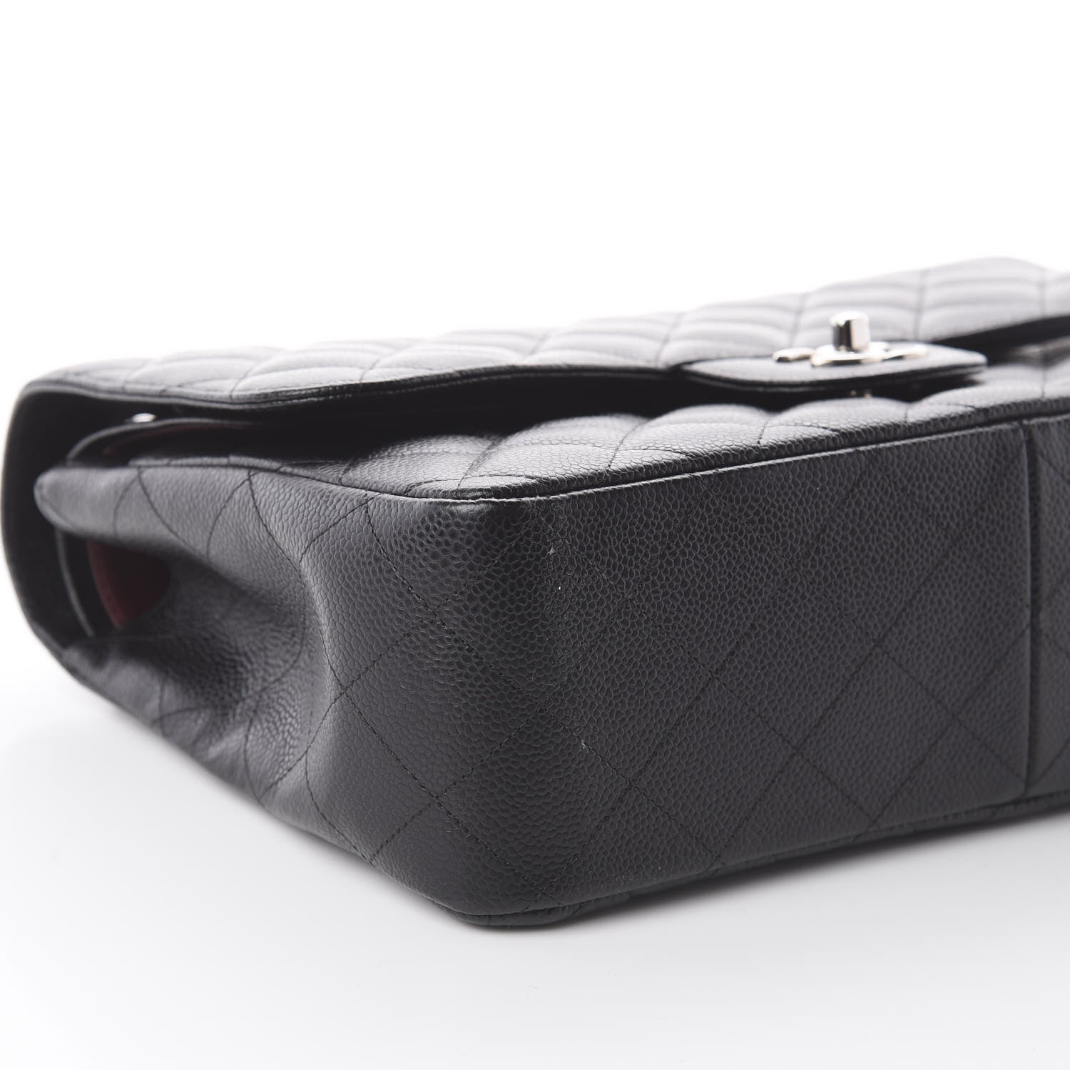 Chanel Caviar Quilted Jumbo Double Flap Black 5 of 9