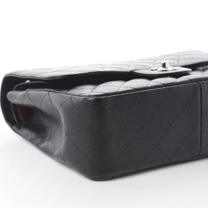 Chanel Caviar Quilted Jumbo Double Flap Black 5 of 9