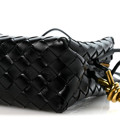 Bottega Veneta Polished Nappa Intrecciato Knot Small Loop Camera Bag Space 9 of 12
