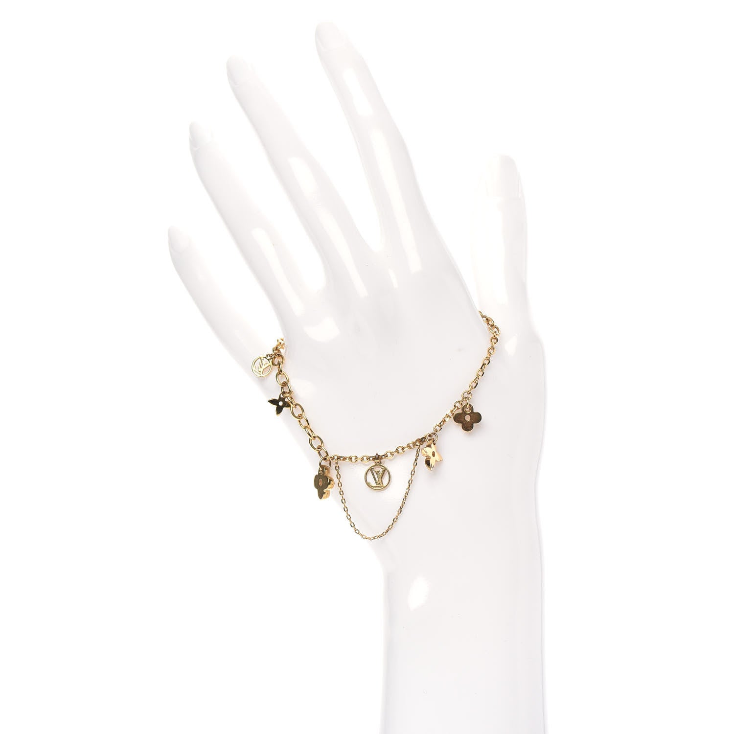 Louis Vuitton Metal Monogram Blooming Supple Bracelet 2 of 4