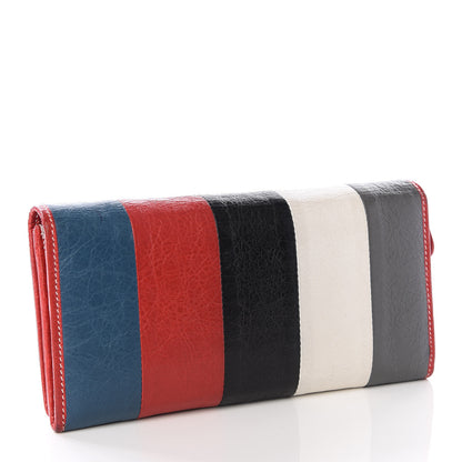 Balenciaga Agneau Arena Multicolore Bazar Money Wallet Grey White Black Red Blue 2 of 9