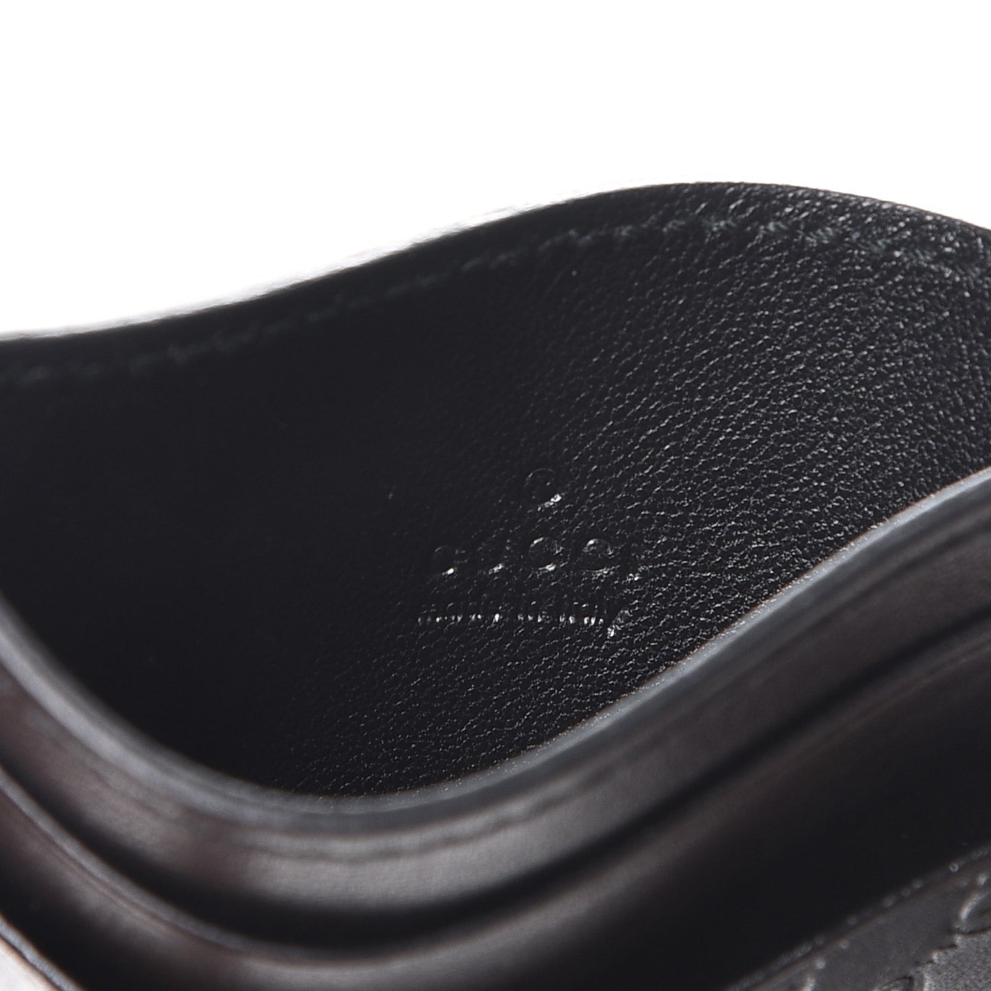 Microguccissima Card Holder Black
