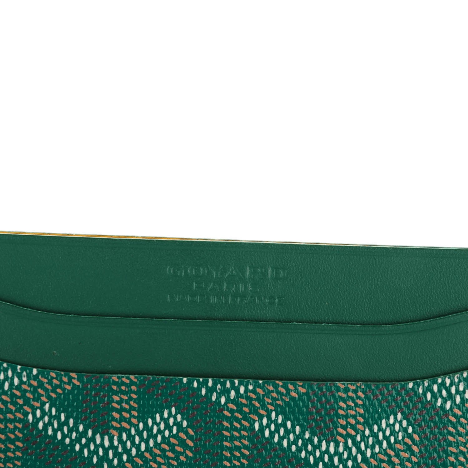 Goyard Goyardine Saint Sulpice Card Holder Green 5 of 7