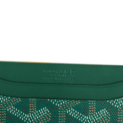 Goyard Goyardine Saint Sulpice Card Holder Green 5 of 7