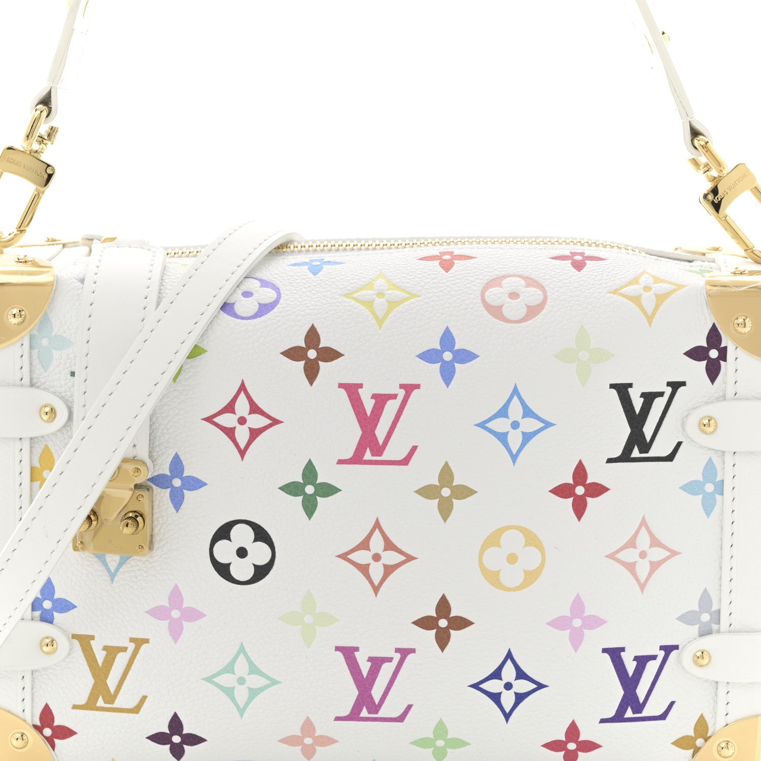 Louis Vuitton LV x TM Cowhide Monogram Multicolor Side Trunk MM