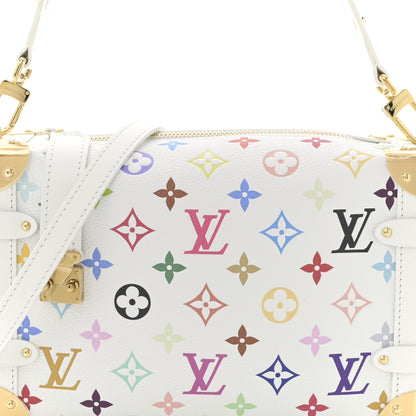 Louis Vuitton LV x TM Cowhide Monogram Multicolor Side Trunk MM White 7 of 9