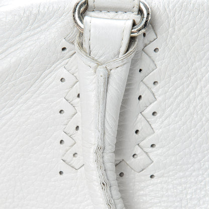 Bottega Veneta Cervo Deerskin Intrecciato Satchel White 18 of 24