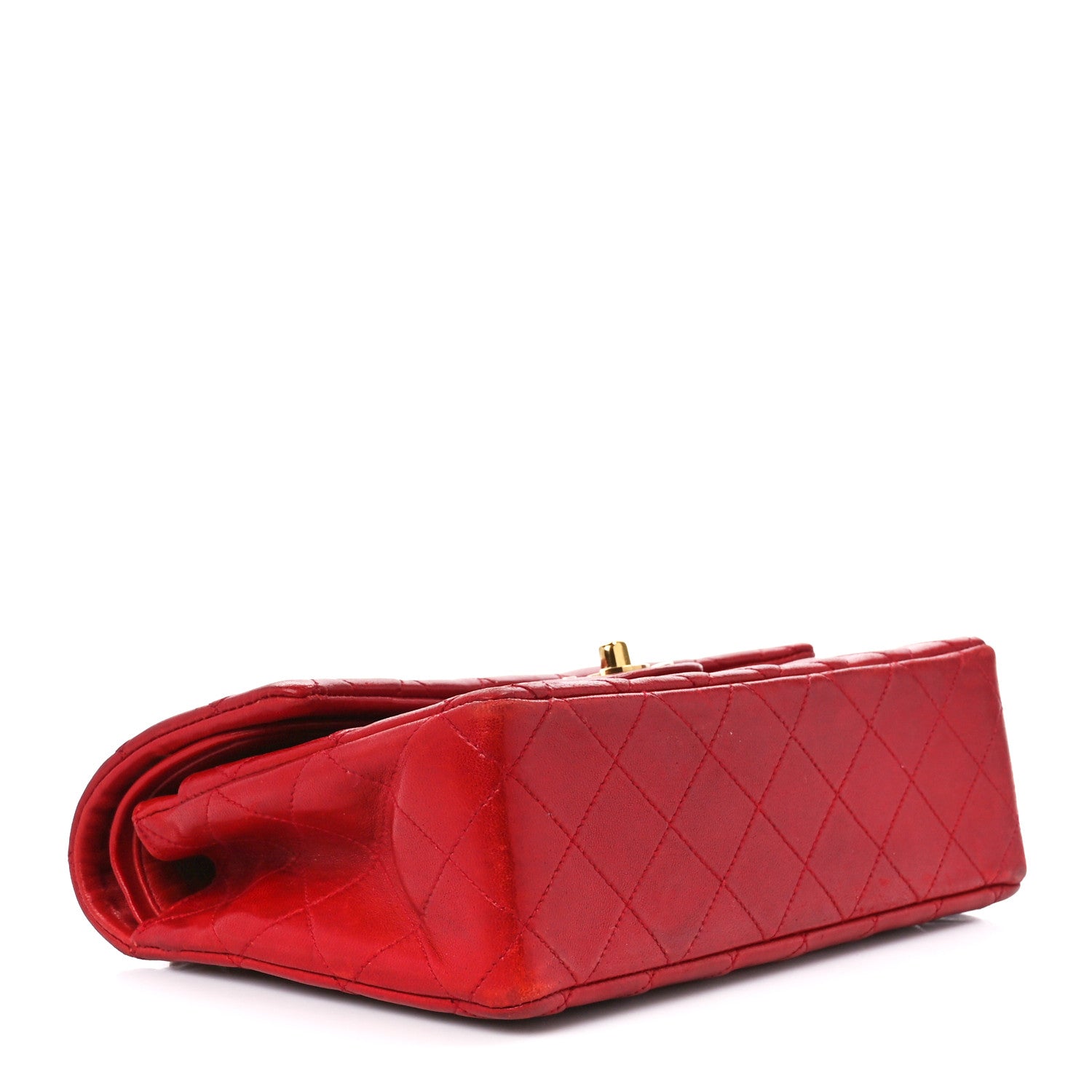 Chanel Lambskin Quilted Small Double Flap Red 3 of 16