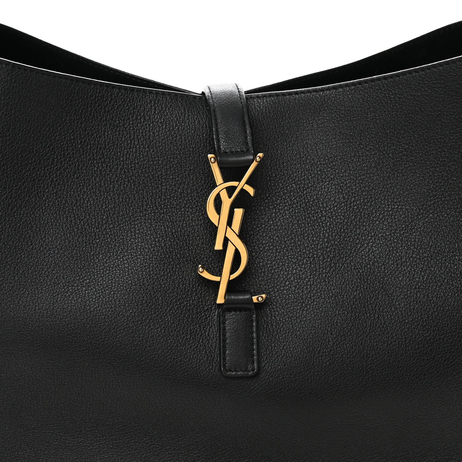 Saint Laurent Supple Calfskin Large Le 5 A 7 Soft Hobo Black 8 of 11