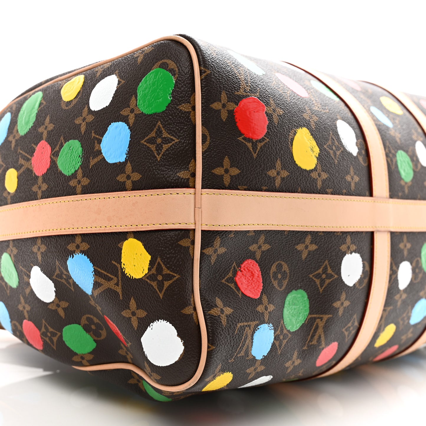 LV X YK Monogram Dots Keepall Bandouliere 45