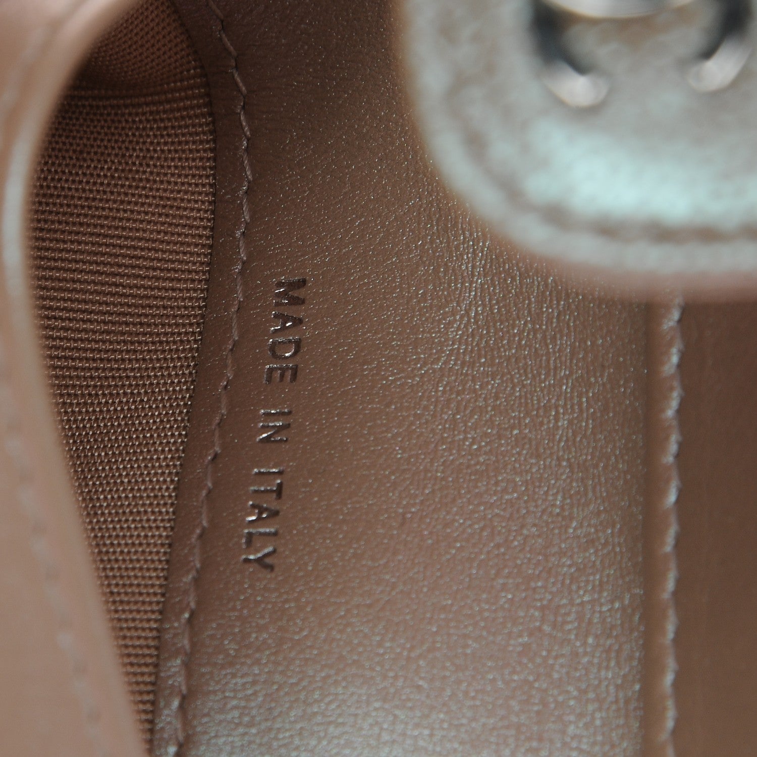 Chanel Metallic Caviar Chevron Quilted Medium Flap Wallet Light Gold 7 of 9